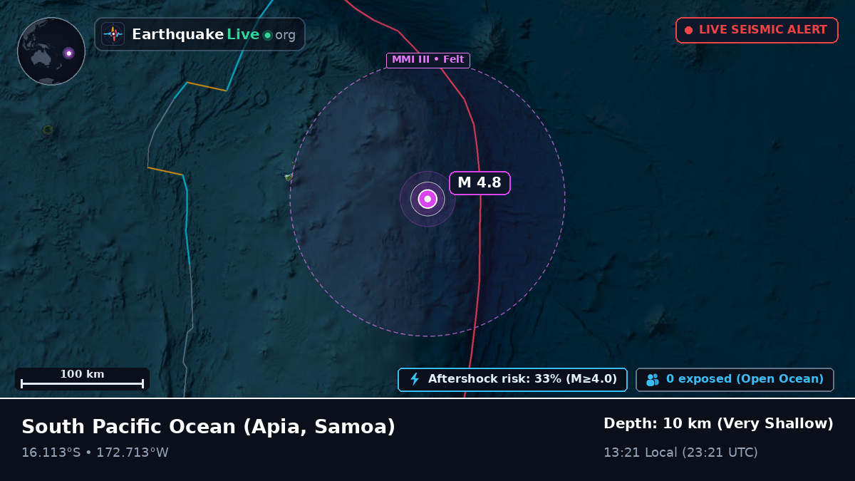 South Pacific Ocean (Samoa)