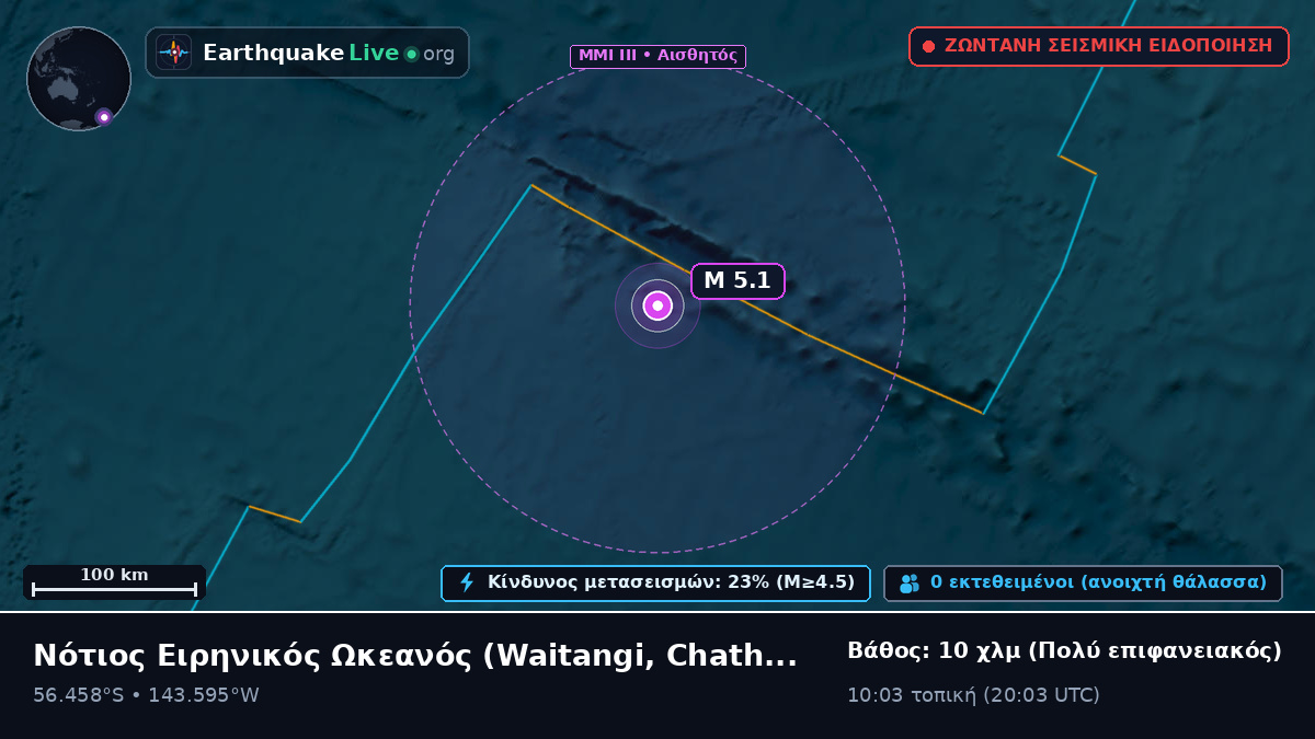 Νότιος Ειρηνικός Ωκεανός (Chatham Islands)