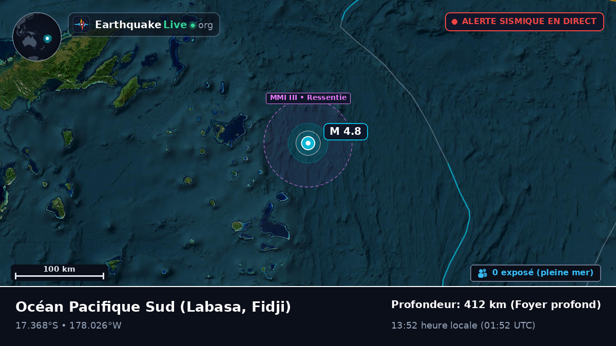 Océan Pacifique Sud (Fidji)
