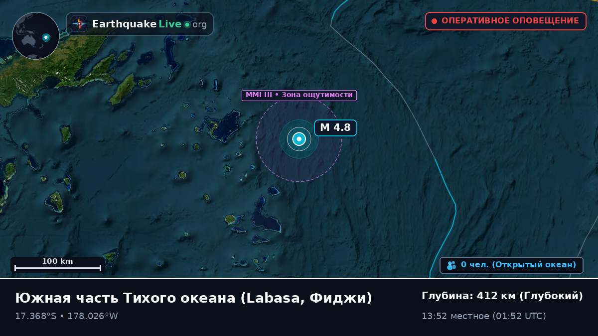 Южная часть Тихого океана (Фиджи)
