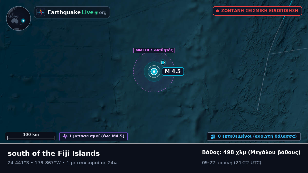 Νότιος Ειρηνικός Ωκεανός (Kermadec Islands)