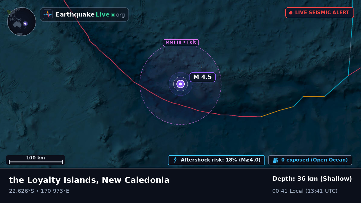 South Pacific Ocean (New Caledonia)