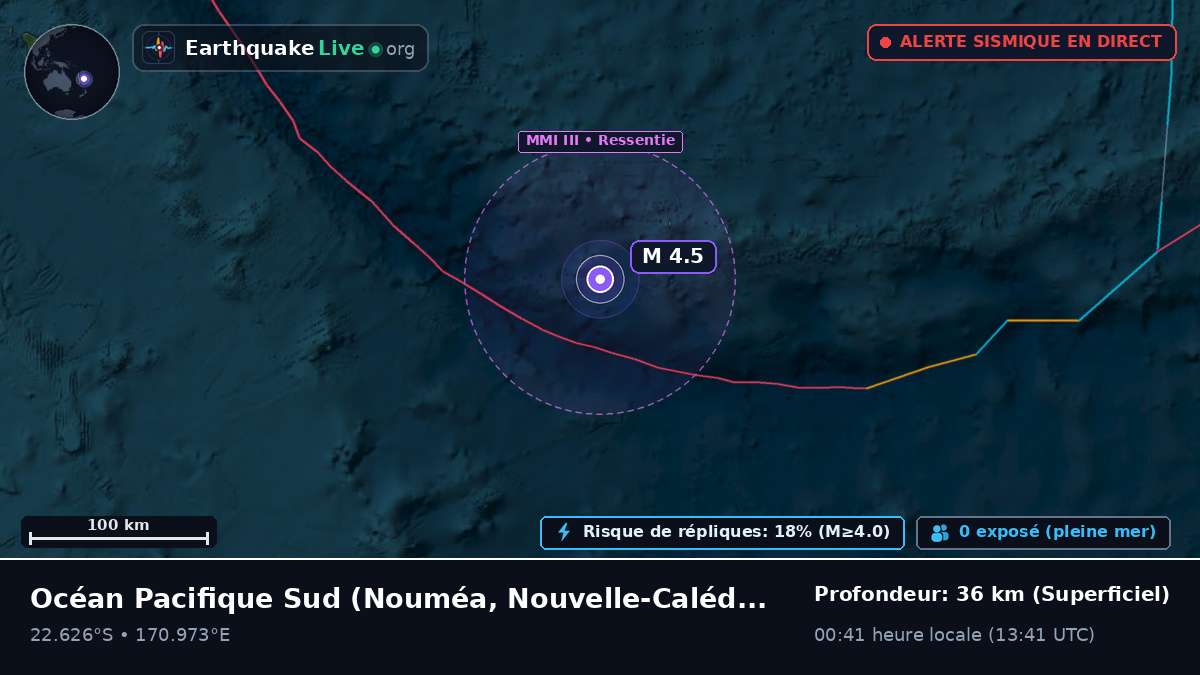 Océan Pacifique Sud (Nouvelle-Calédonie)
