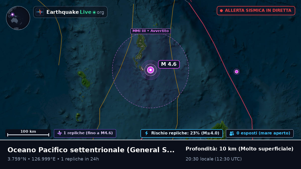 Oceano Pacifico settentrionale (Filippine)