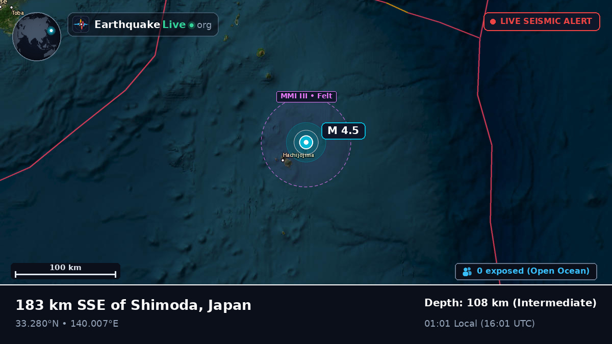 Off the coast of Shizuoka, Japan