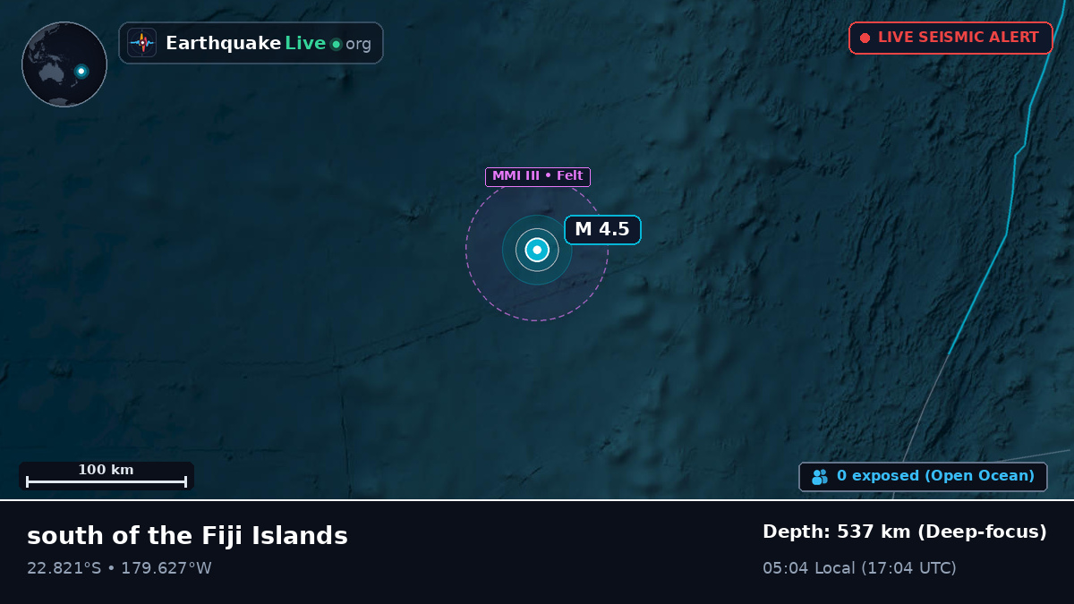 South Pacific Ocean (Tonga)
