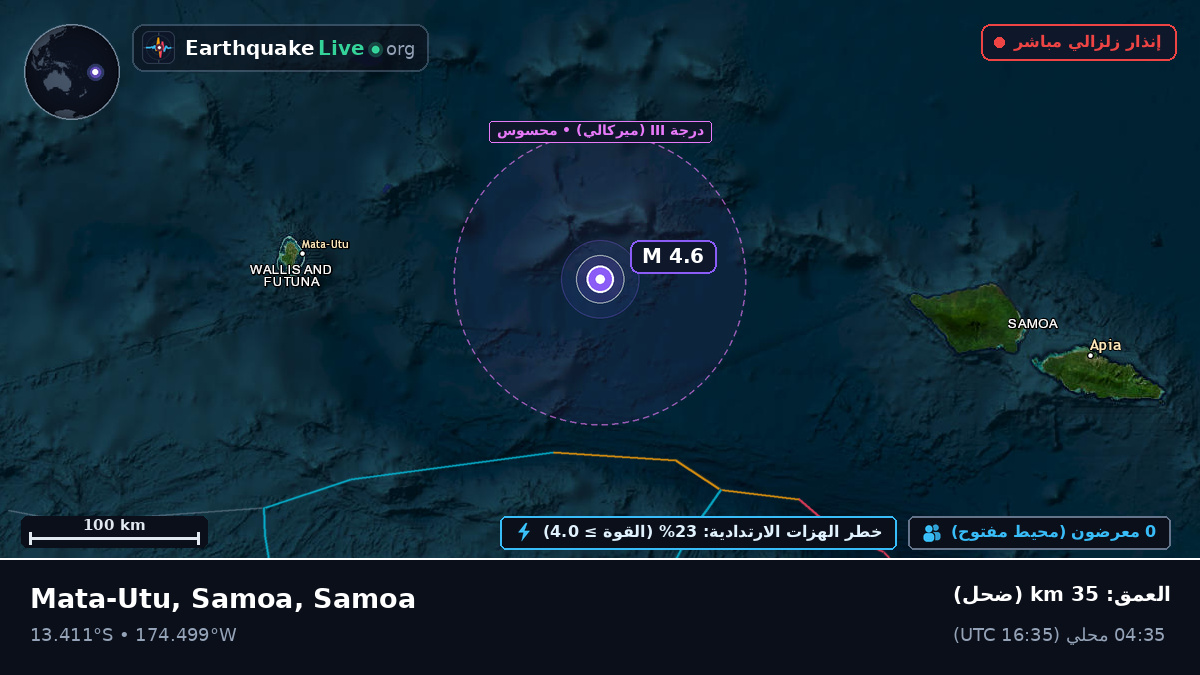 جنوب المحيط الهادئ (Samoa)