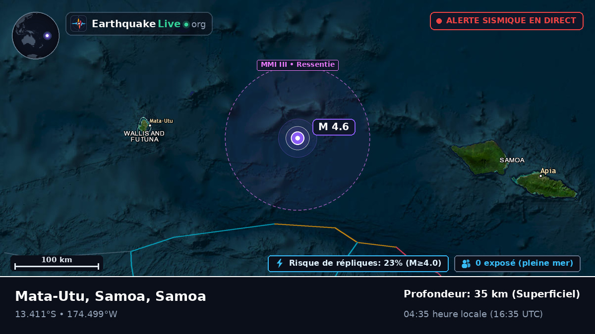 Océan Pacifique Sud (Samoa)