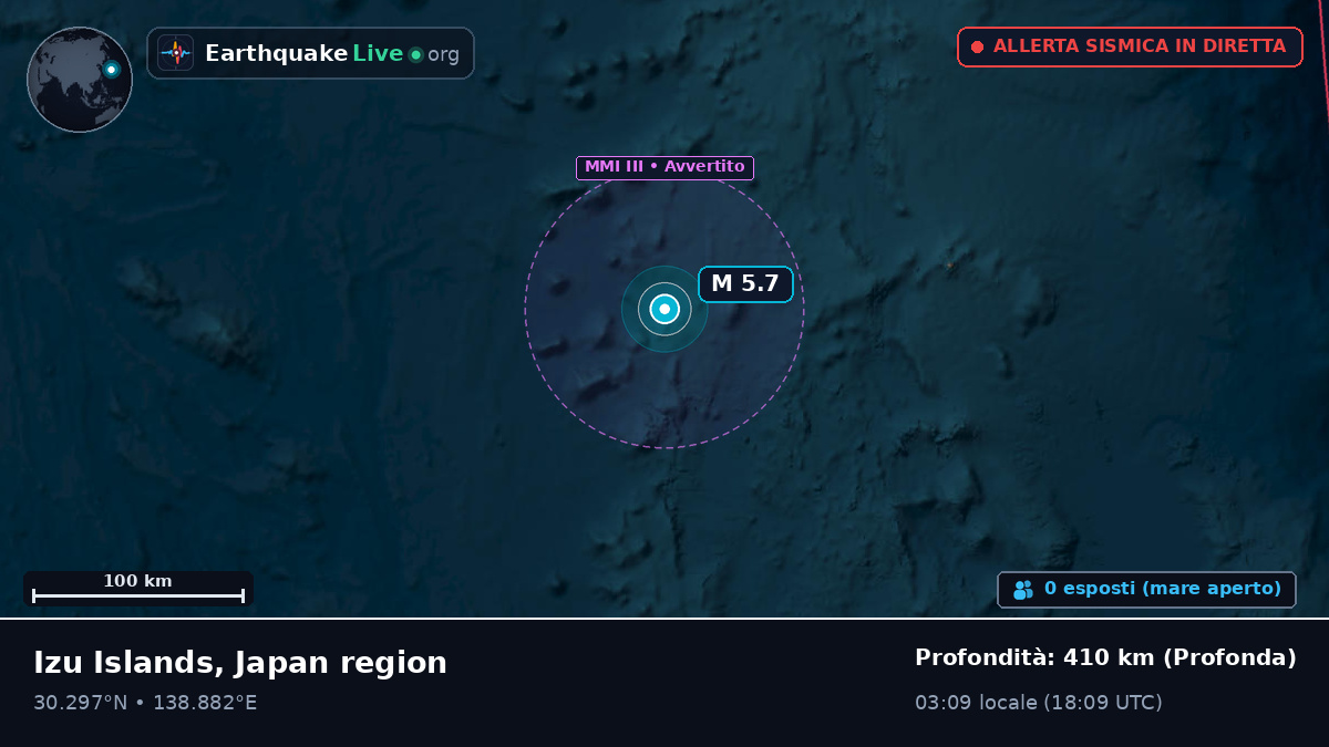 Oceano Pacifico settentrionale (Giappone)