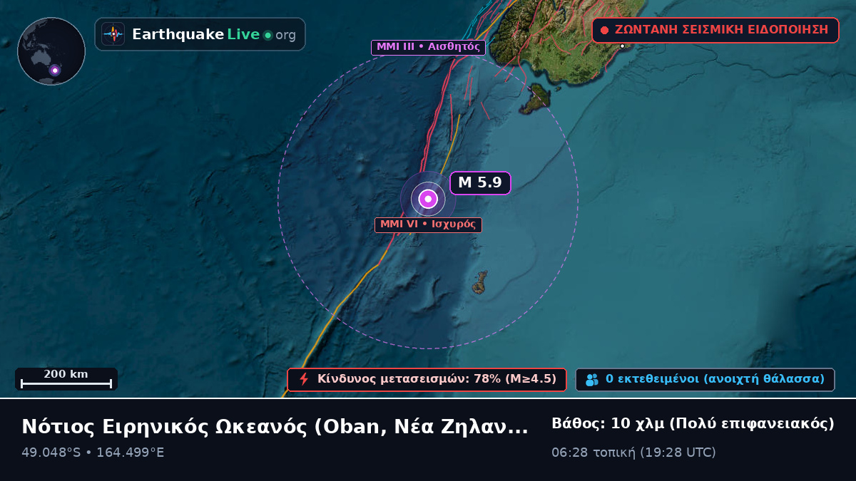 Νότιος Ειρηνικός Ωκεανός (Νέα Ζηλανδία)