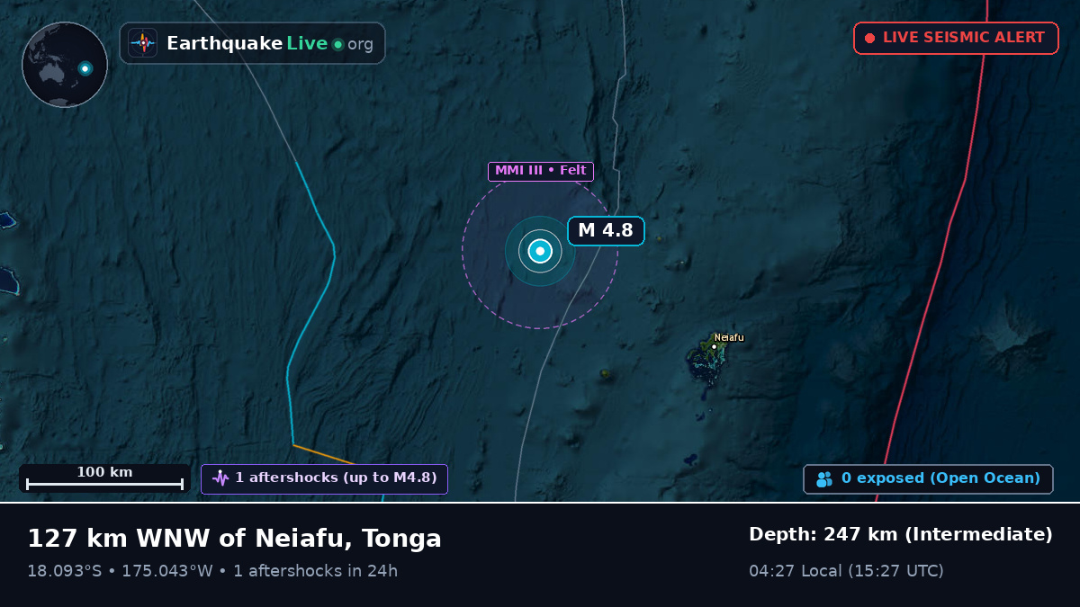 Off the coast of Neiafu, Tonga