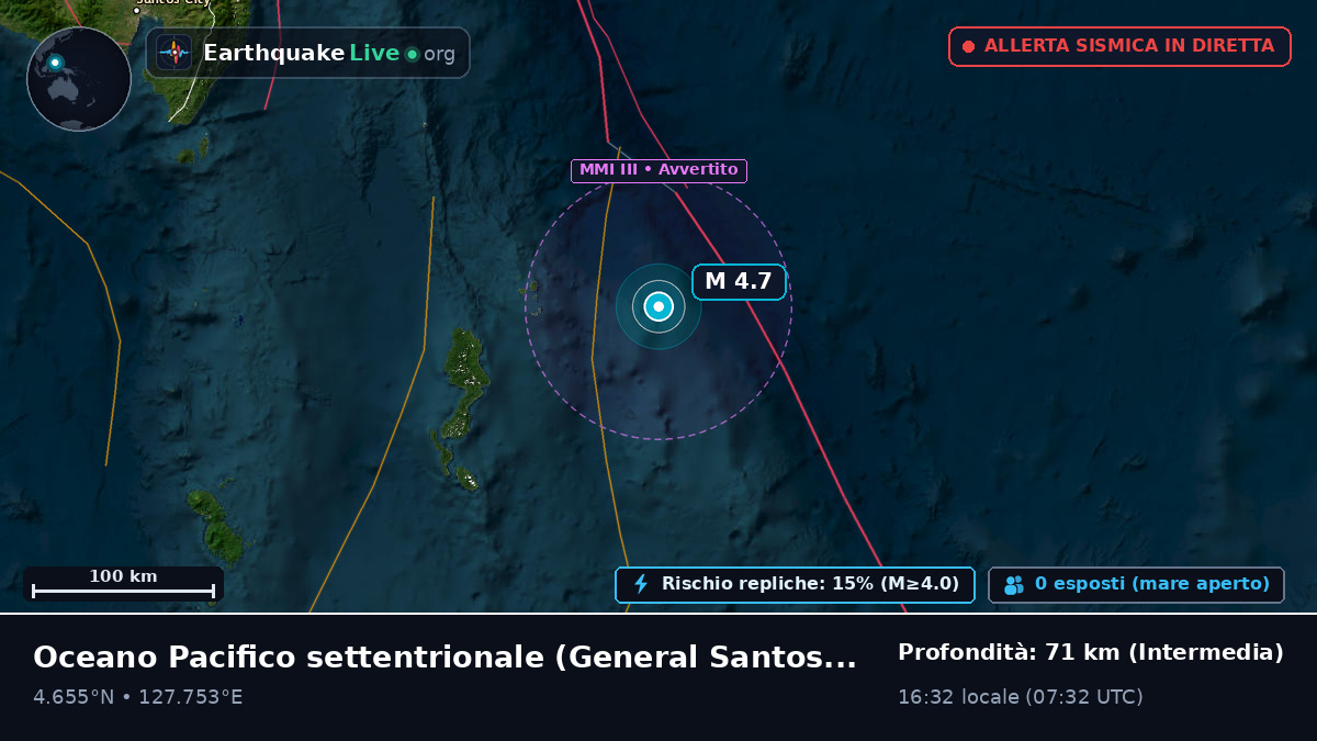 Oceano Pacifico settentrionale (Filippine)