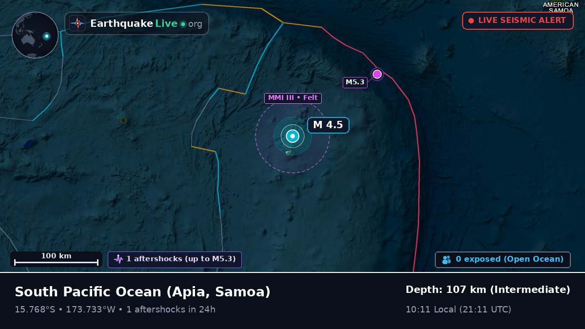 South Pacific Ocean (Samoa)