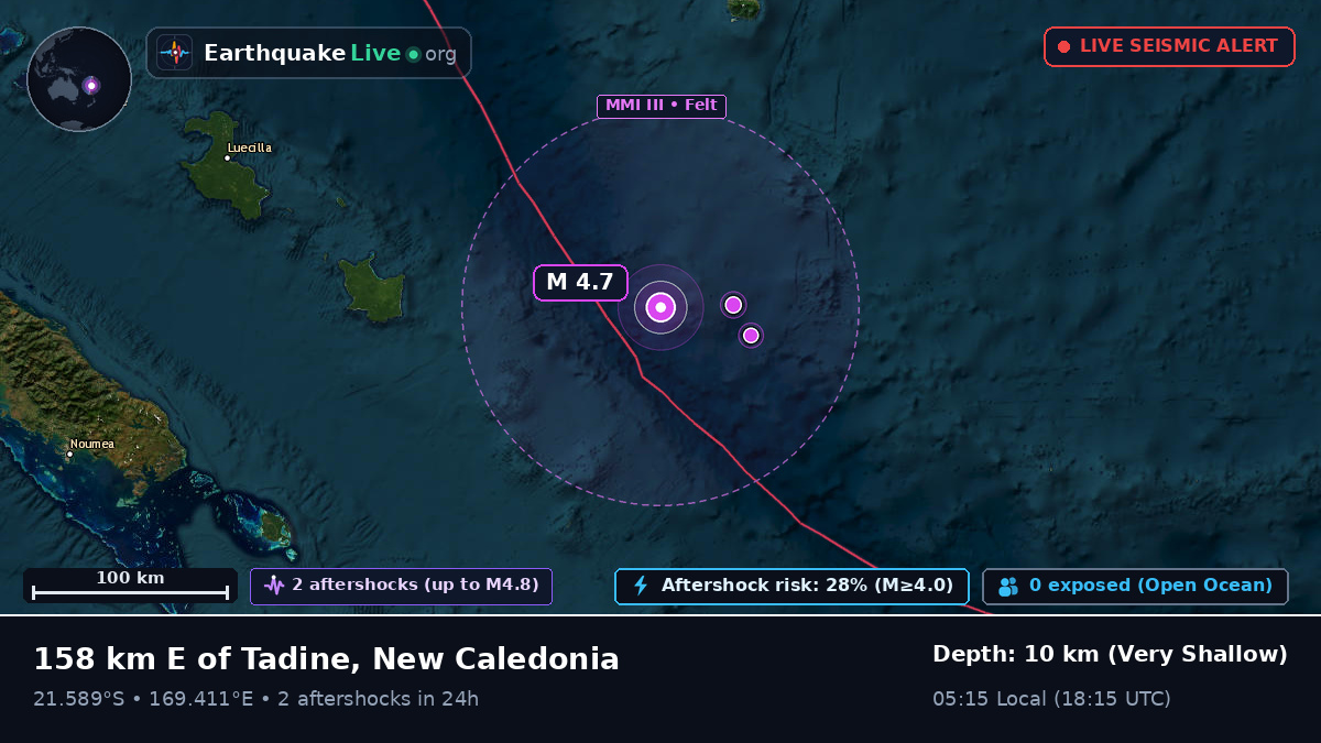 South Pacific Ocean (New Caledonia)
