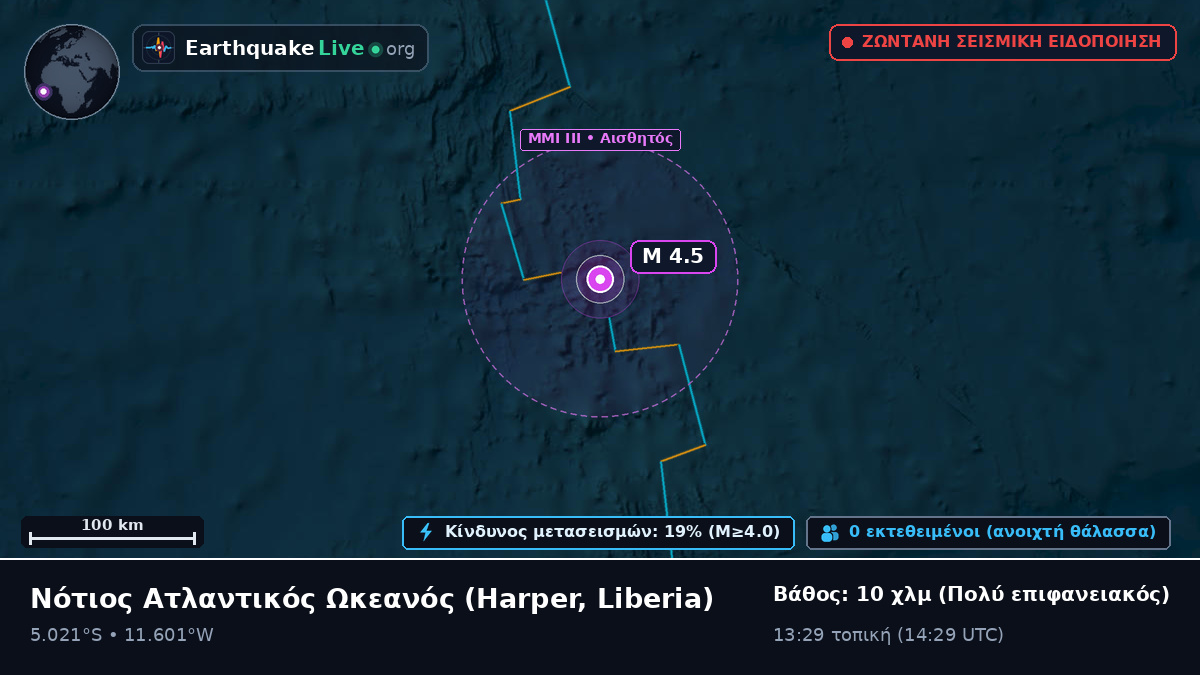 Νότιος Ατλαντικός Ωκεανός (Liberia)
