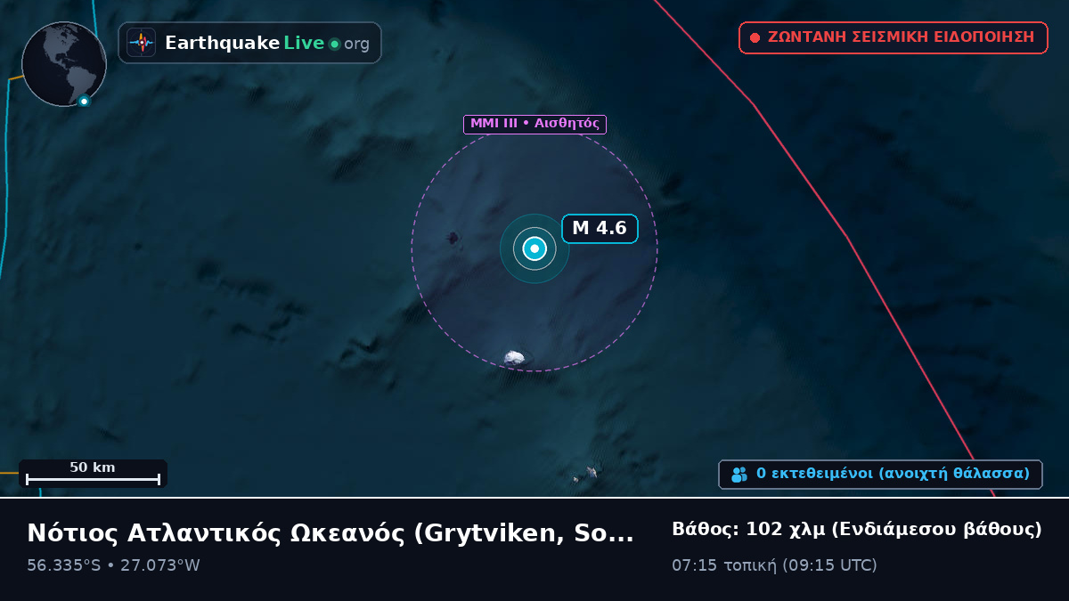 Νότιος Ατλαντικός Ωκεανός (South Georgia and the Islands)