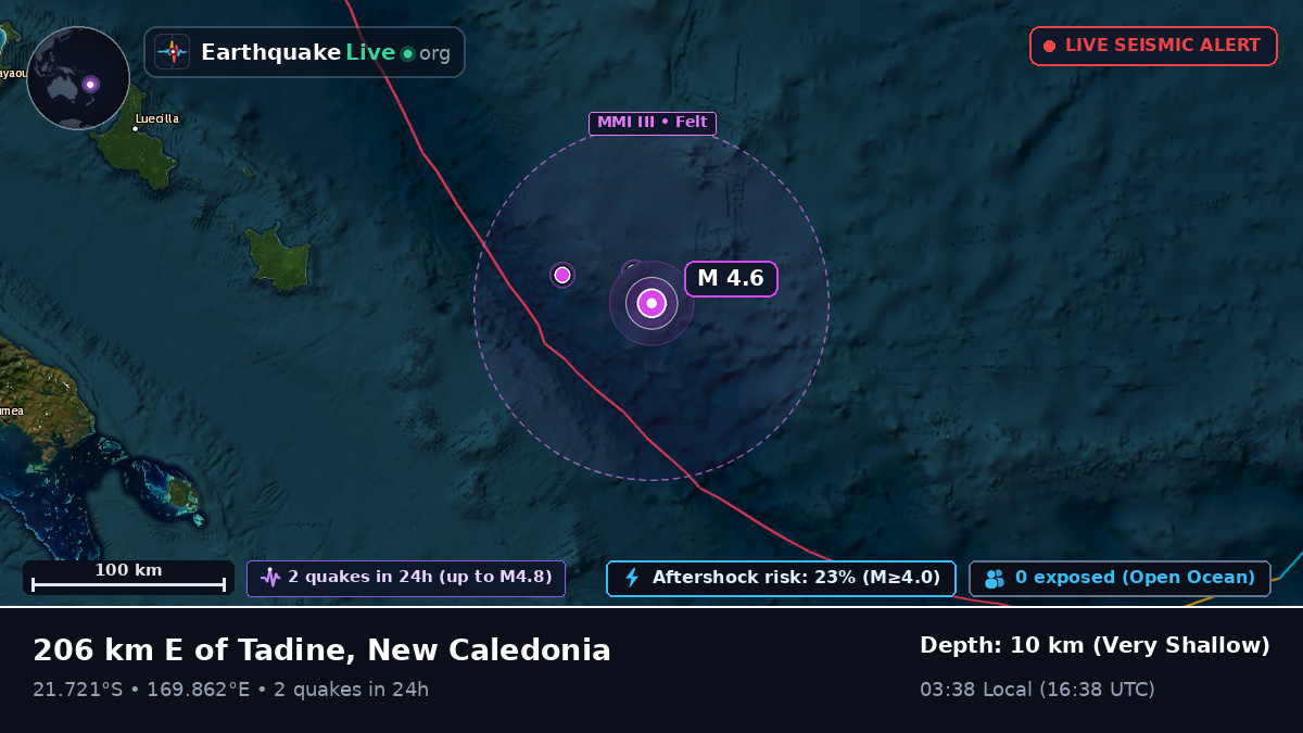 South Pacific Ocean (New Caledonia)
