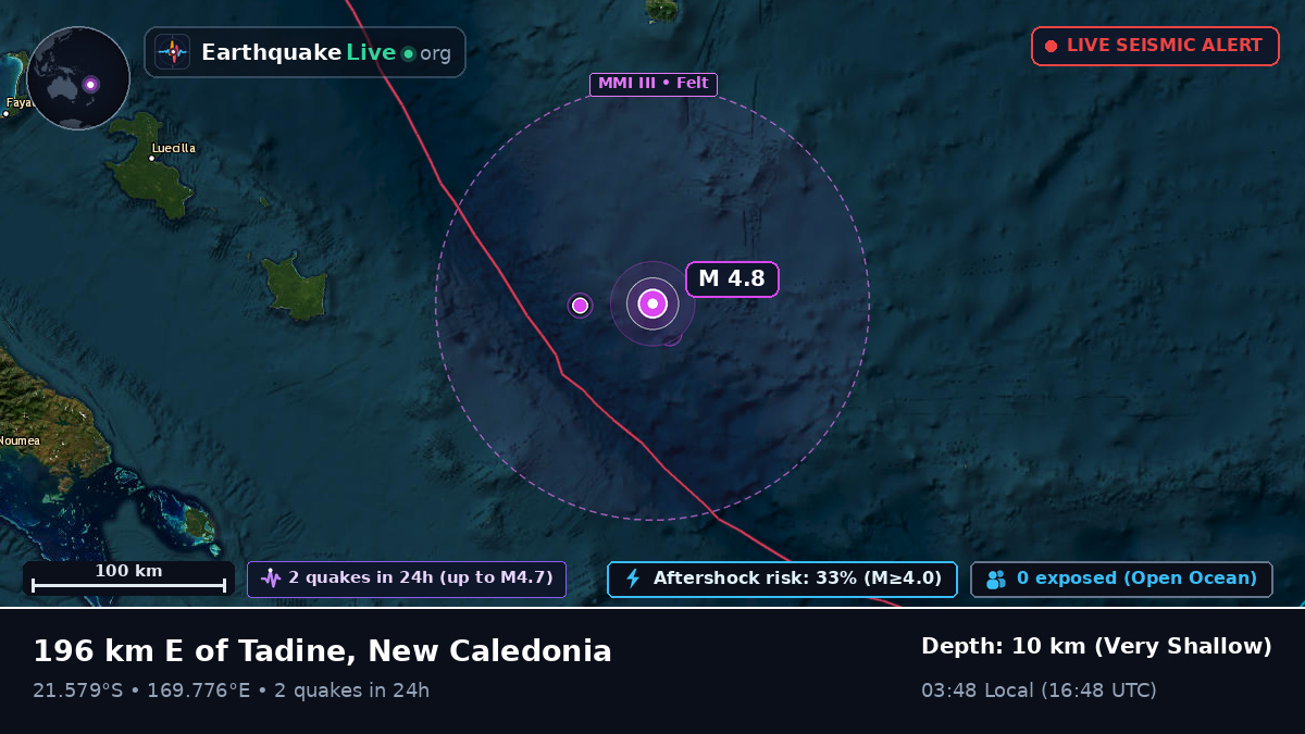 South Pacific Ocean (New Caledonia)