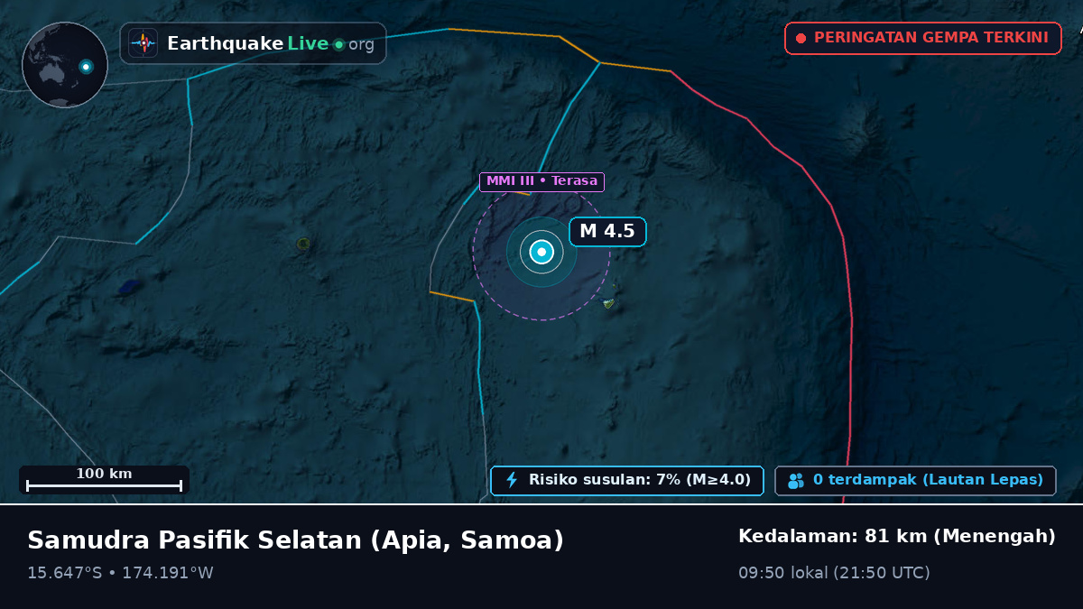 Samudra Pasifik Selatan (Samoa)