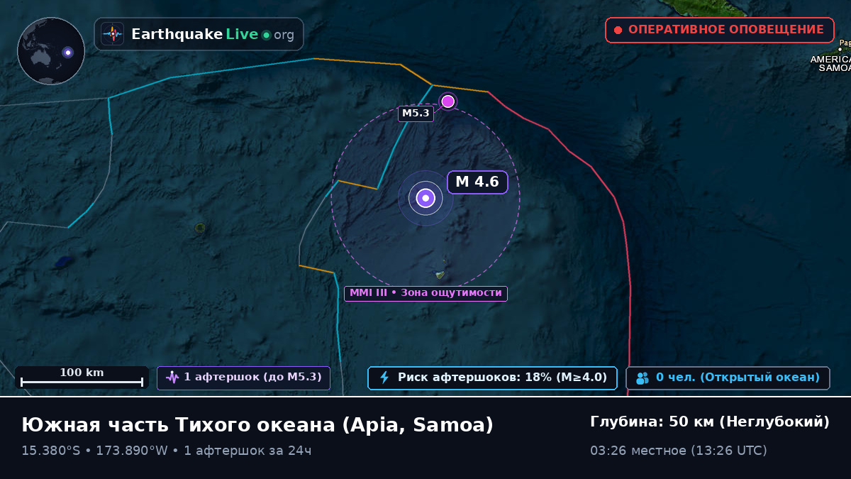 Южная часть Тихого океана (Samoa)