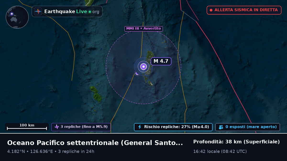 Oceano Pacifico settentrionale (Filippine)