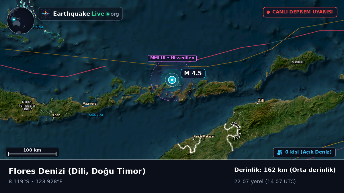 Flores Denizi (Doğu Timor)