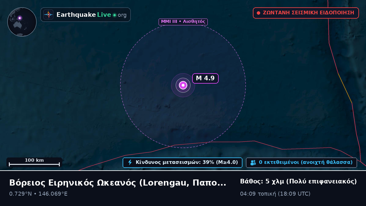 Βόρειος Ειρηνικός Ωκεανός (Παπούα Νέα Γουινέα)