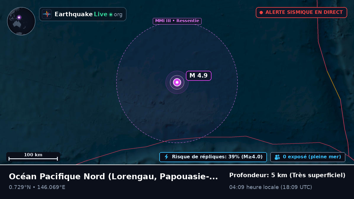 Océan Pacifique Nord (Papouasie-Nouvelle-Guinée)