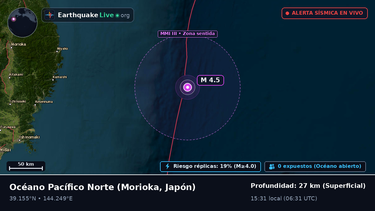 Océano Pacífico Norte (Japón)