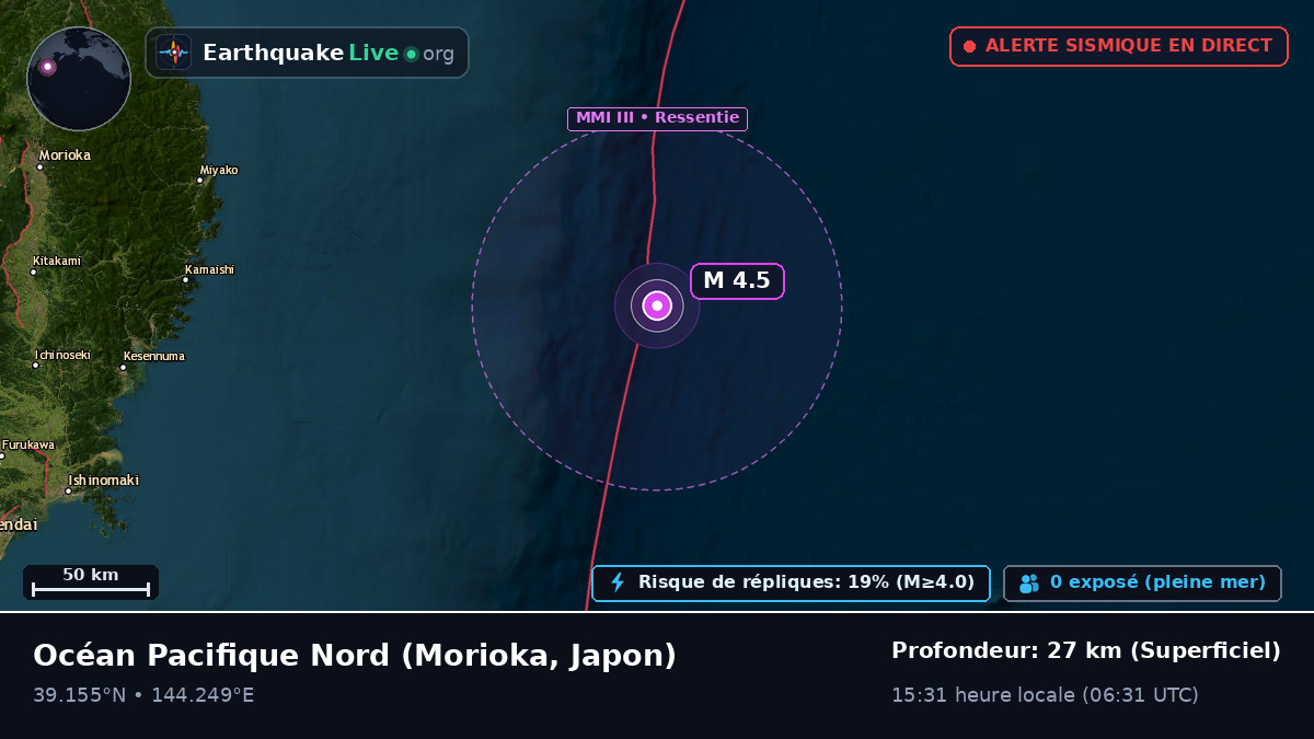 Océan Pacifique Nord (Japon)