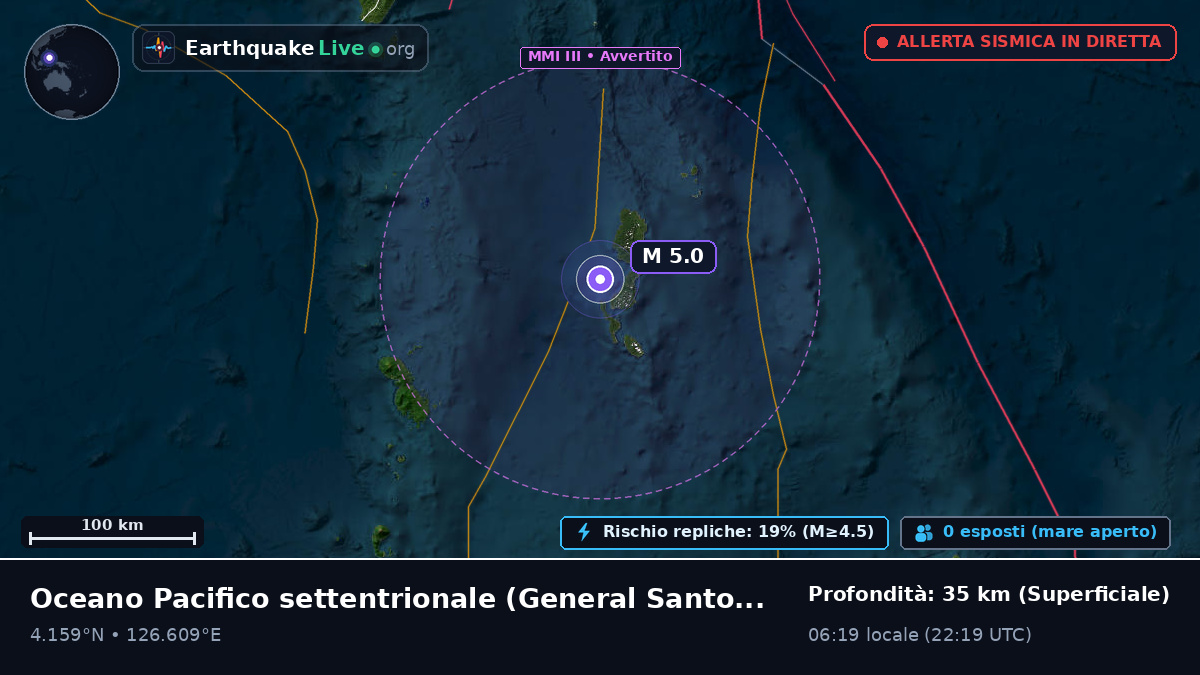 Oceano Pacifico settentrionale (Filippine)