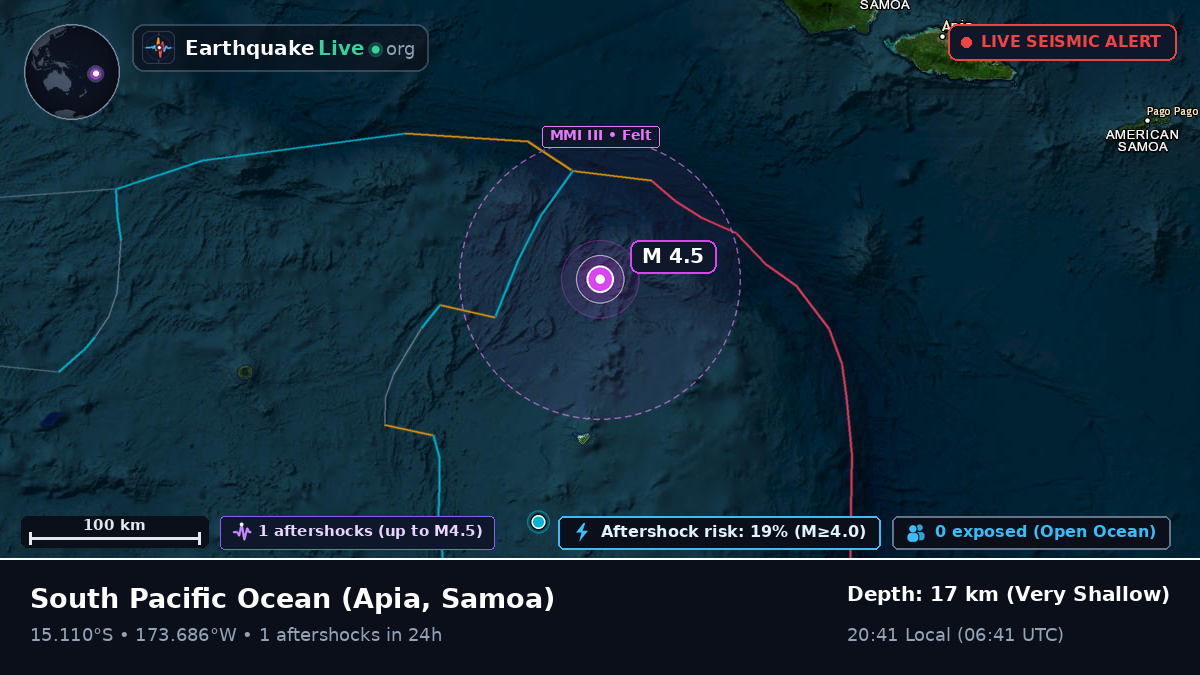 South Pacific Ocean (Samoa)