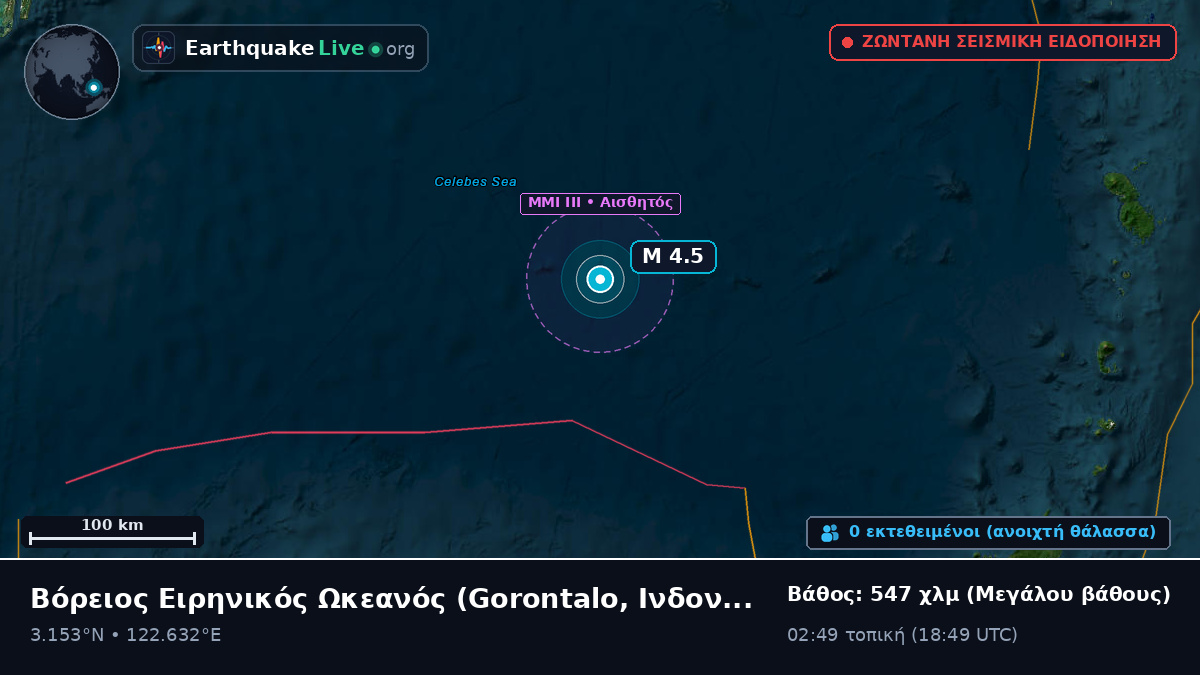 Βόρειος Ειρηνικός Ωκεανός (Ινδονησία)