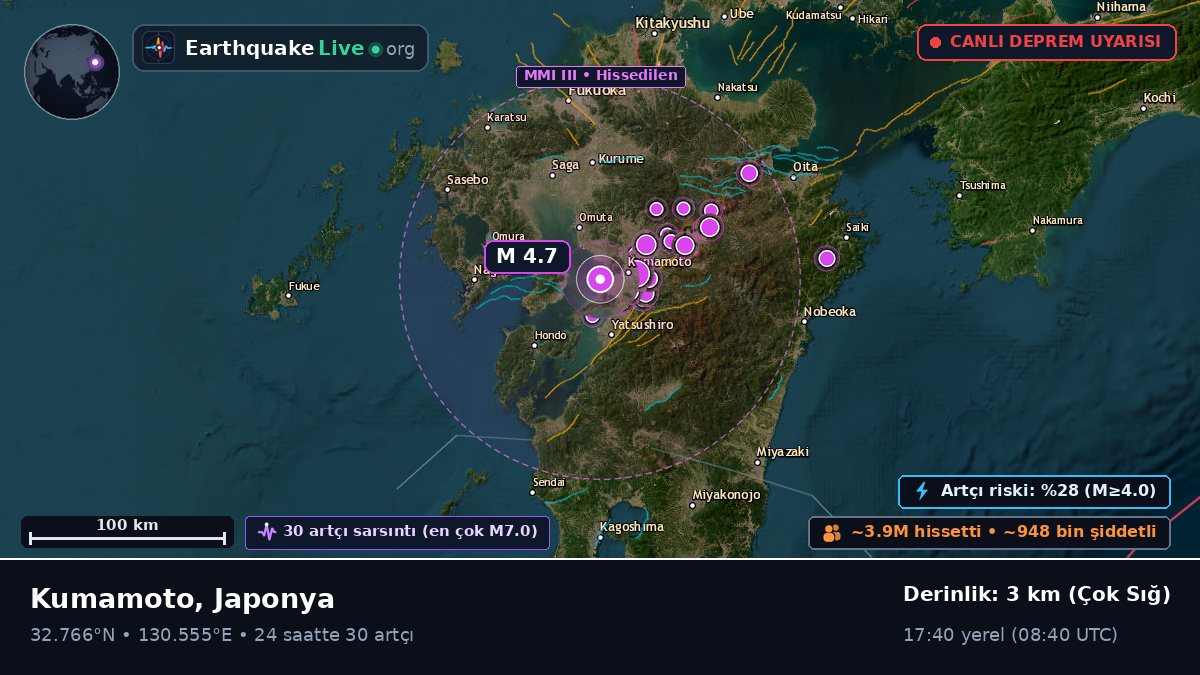Kumamoto, Japonya
