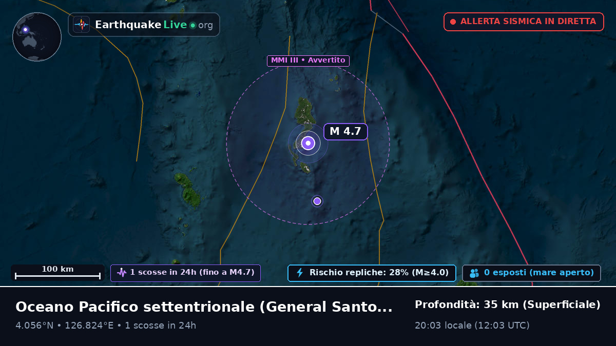 Oceano Pacifico settentrionale (Filippine)