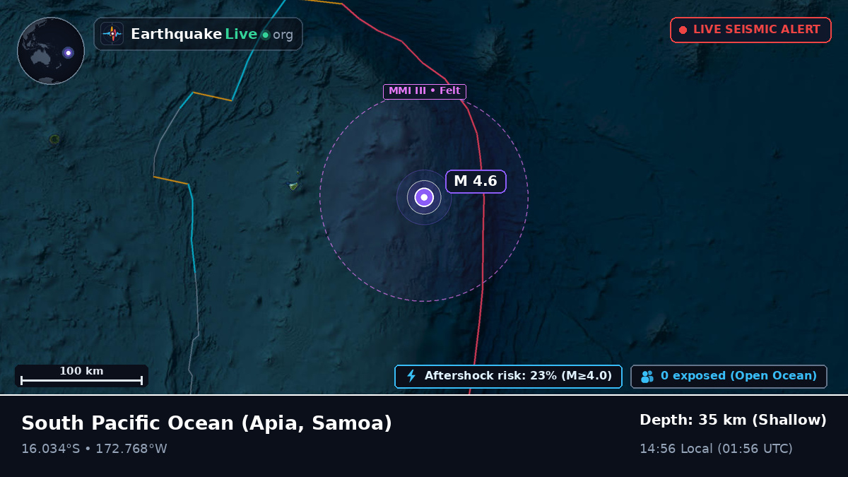 South Pacific Ocean (Samoa)
