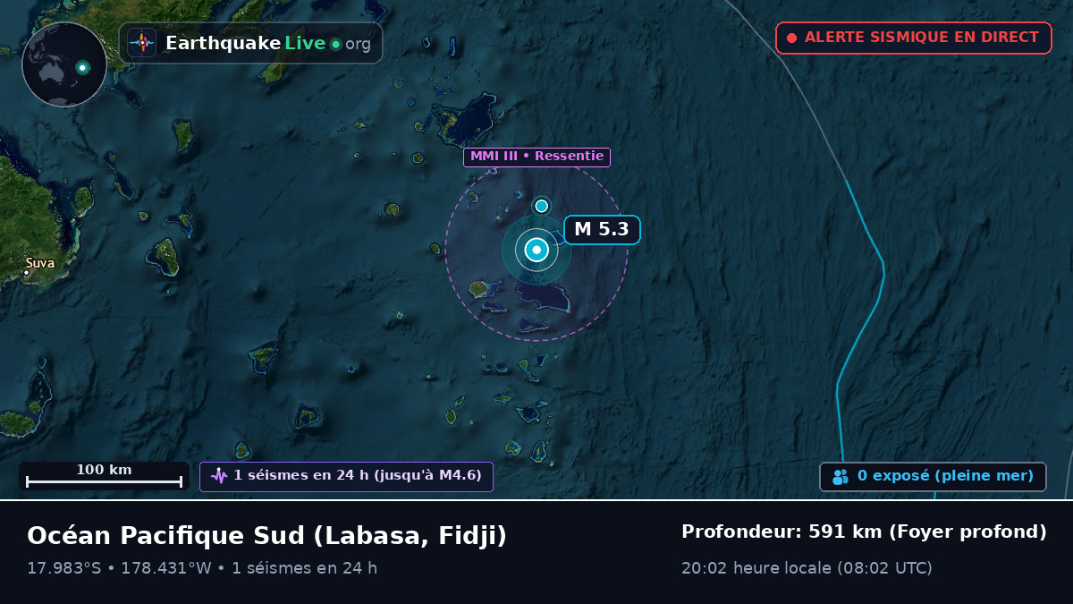 Océan Pacifique Sud (Fidji)