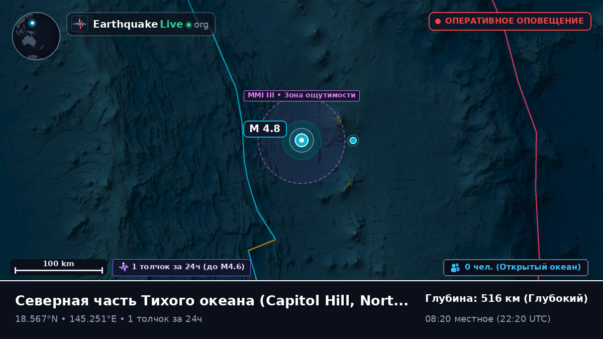 Северная часть Тихого океана (Northern Mariana Islands)