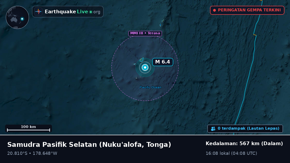 Samudra Pasifik Selatan (Tonga)