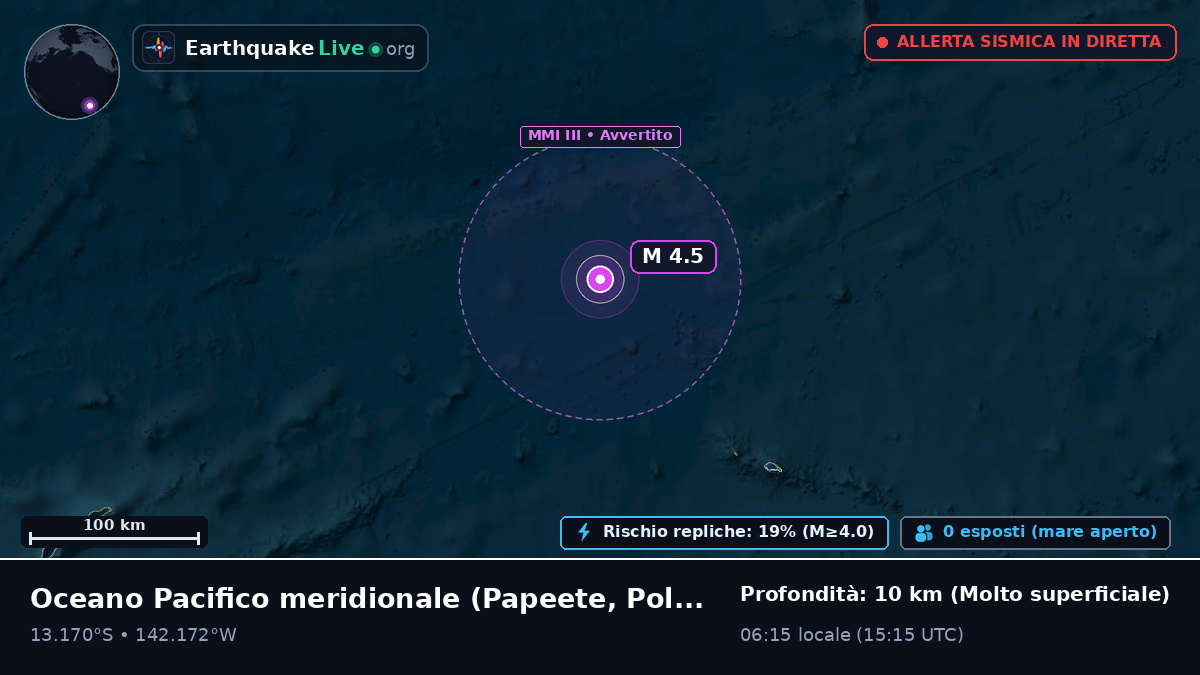 Oceano Pacifico meridionale (Polinesia francese)