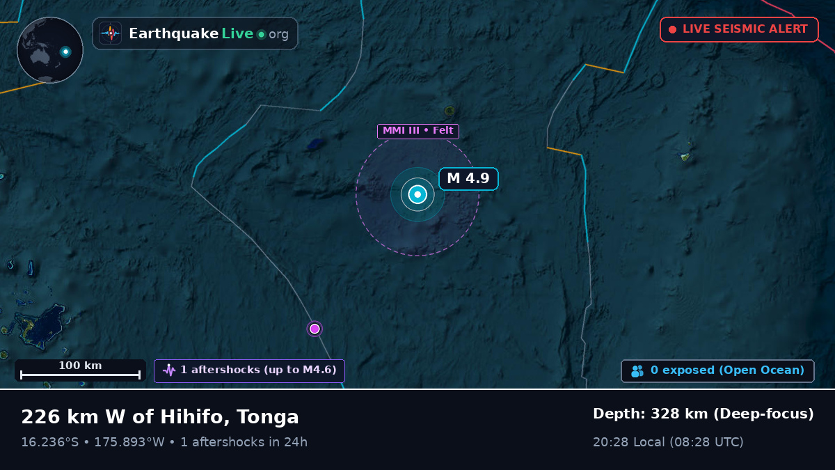 South Pacific Ocean (Tonga)