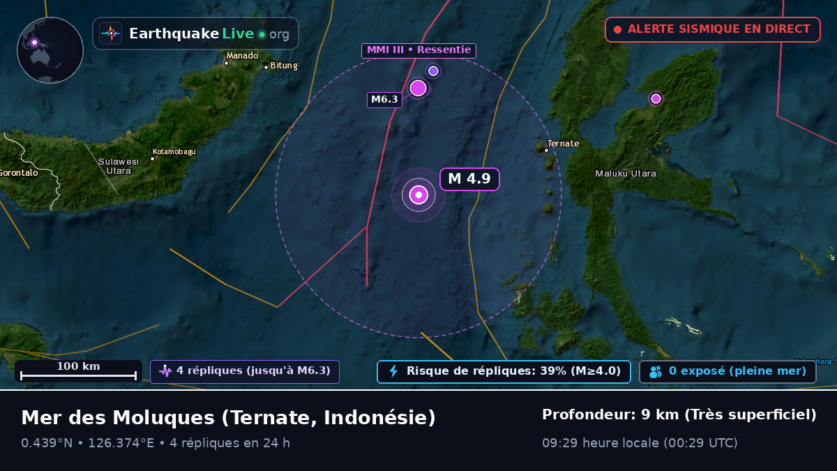 Mer des Moluques (Indonésie)