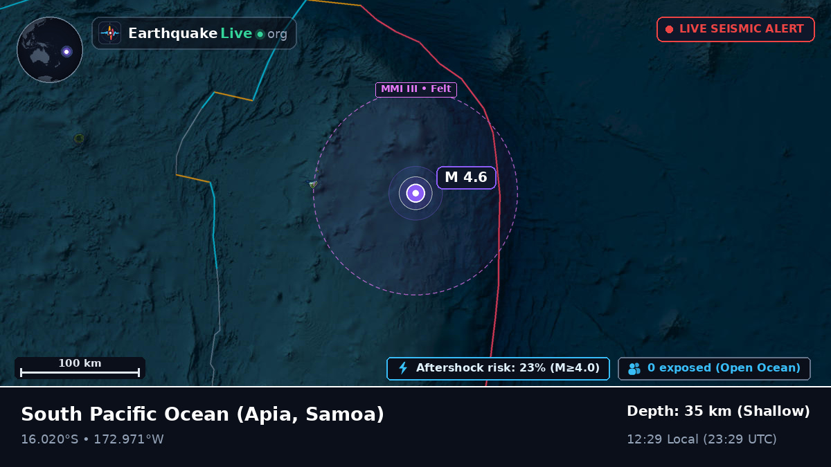 South Pacific Ocean (Samoa)