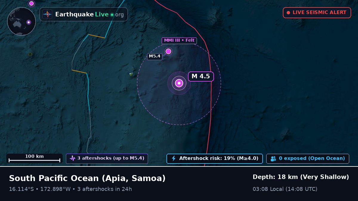 South Pacific Ocean (Samoa)