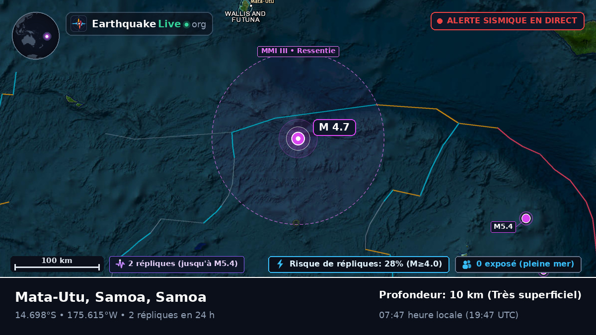 Océan Pacifique Sud (Samoa)