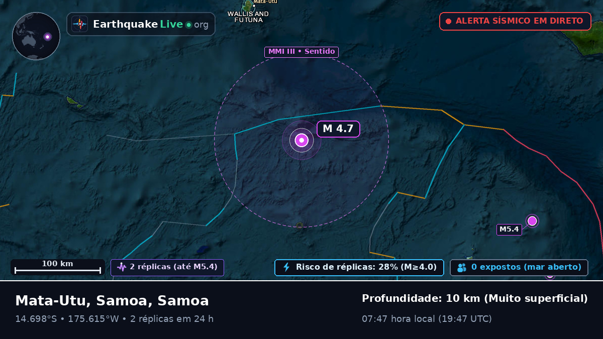 Oceano Pacífico Sul (Samoa)