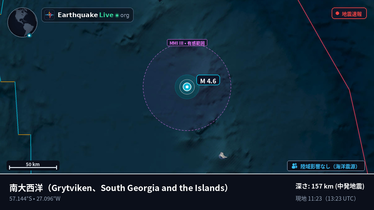 南大西洋 (South Georgia and the Islands)