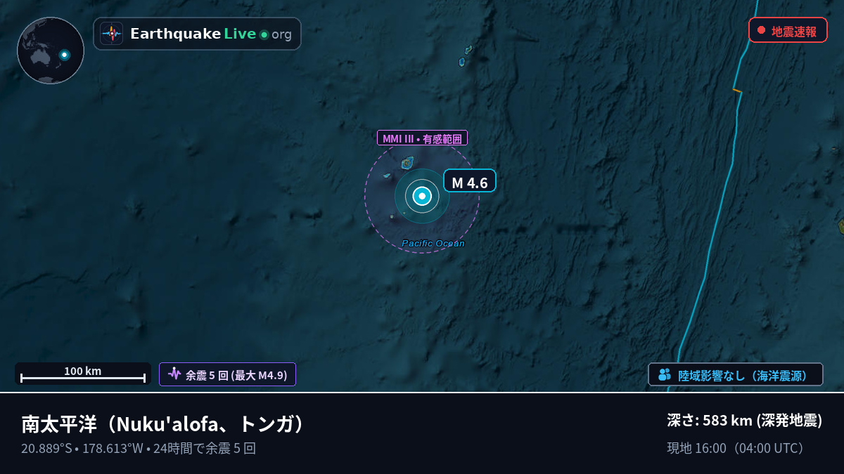 南太平洋 (トンガ)
