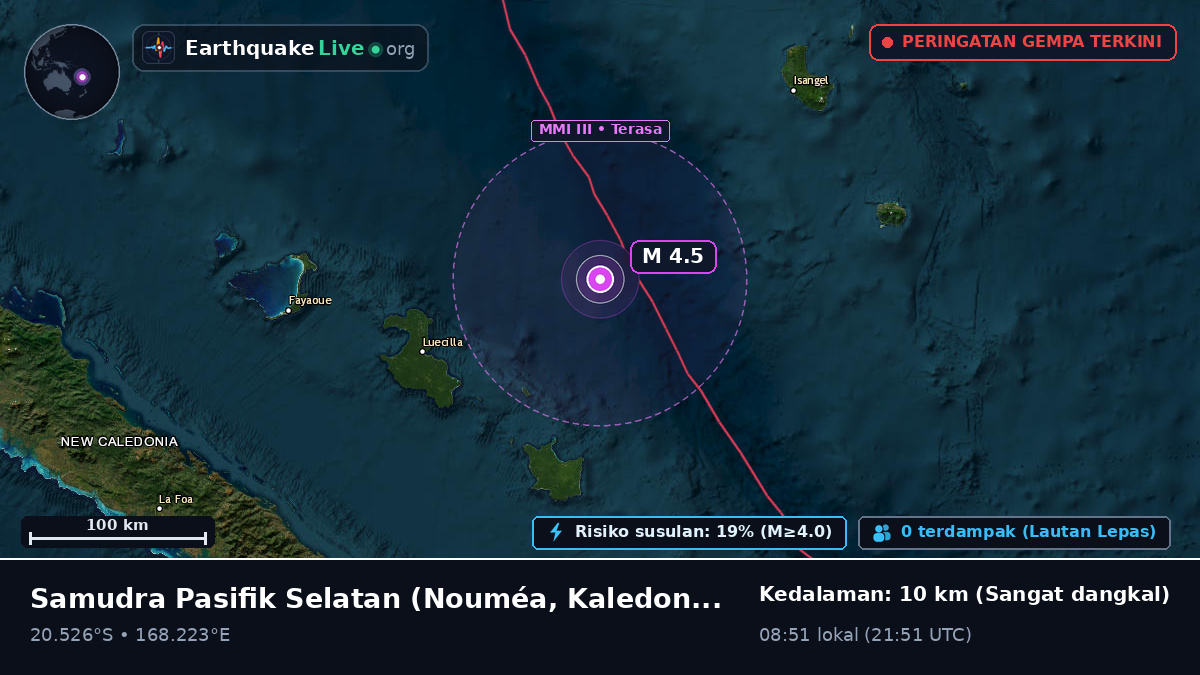 Samudra Pasifik Selatan (Kaledonia Baru)