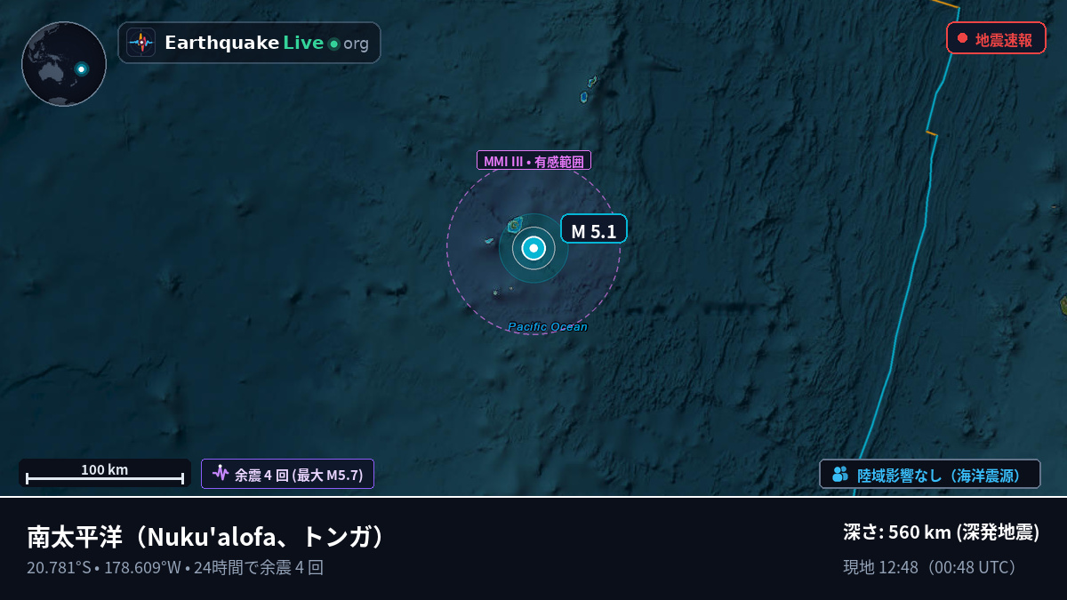 南太平洋 (トンガ)